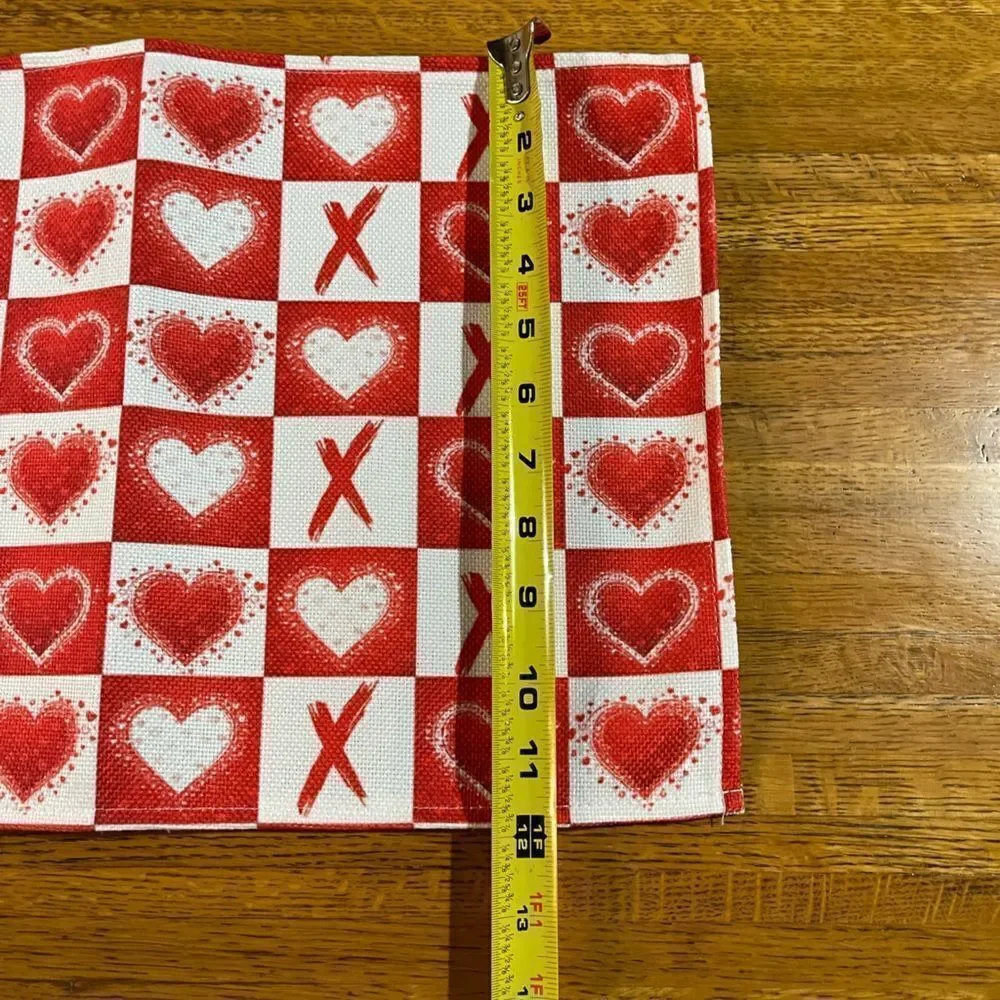 Valentines Placemats Set of 4 NWT